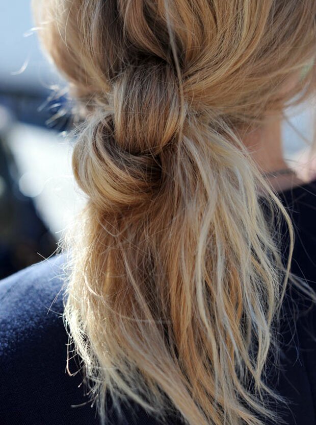doubleknothair конский хвост
